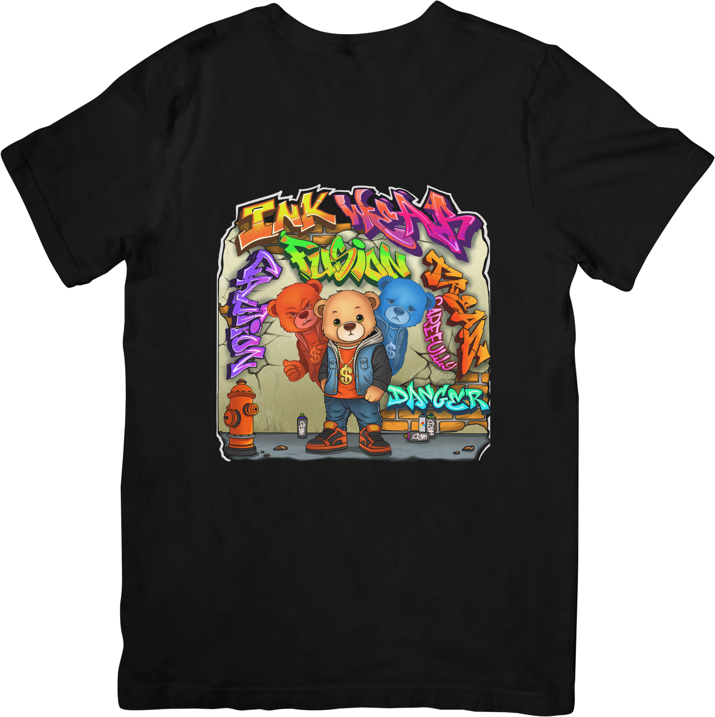 Graphic Emotional Bear Shirt