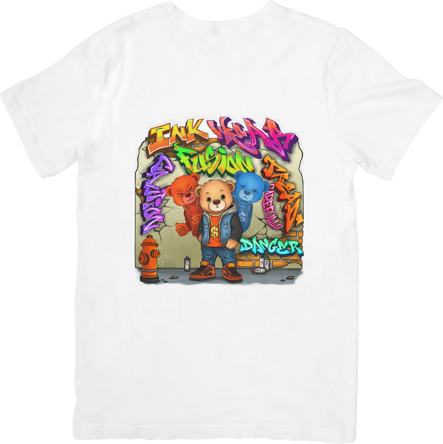 Graphic Emotional Bear Shirt