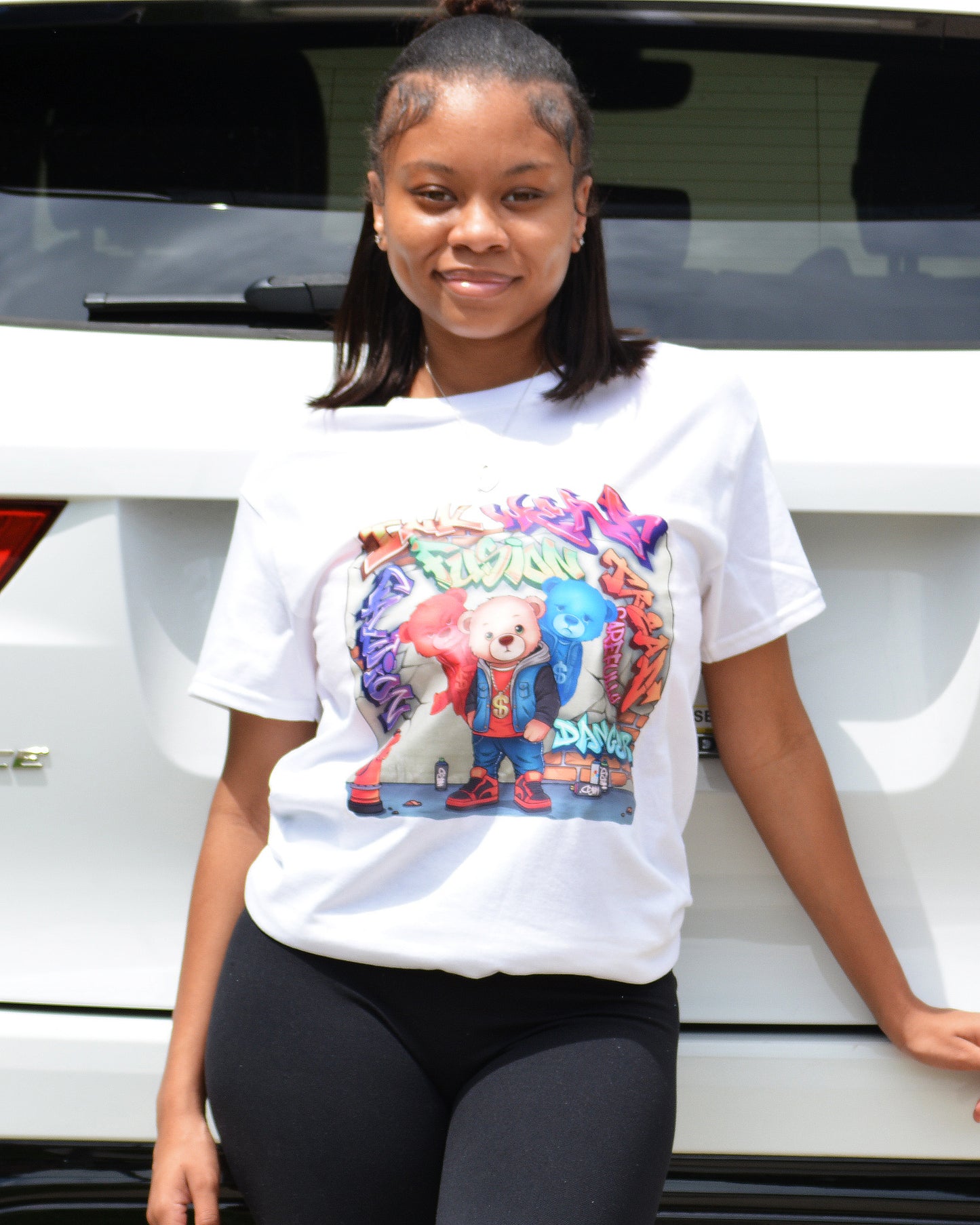 Graphic Emotional Bear Shirt